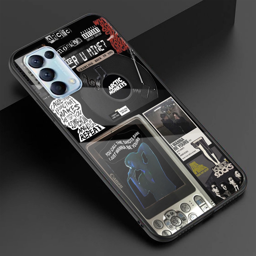 Case Oppo Reno 5 - Casing Hp Oppo Reno 5 - Motif ( BAND ) - Silikon Hp Oppo Reno 5 - Softcase Glass 