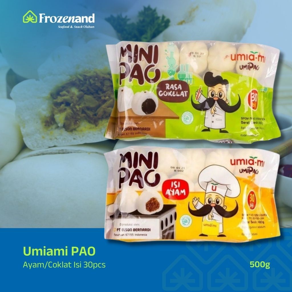 

UMIA-MI Mini Pao Cokelat/Ayam/Sapi Isi 30pcs