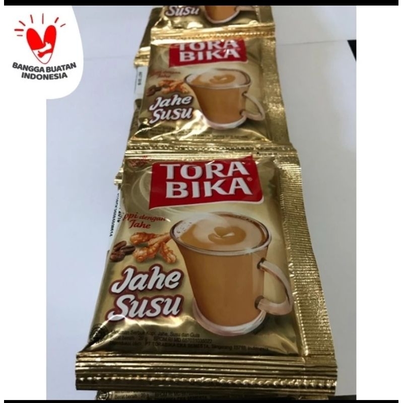 

Torabika Jahe Susu kemasan 1 Renceng isi 10PCs