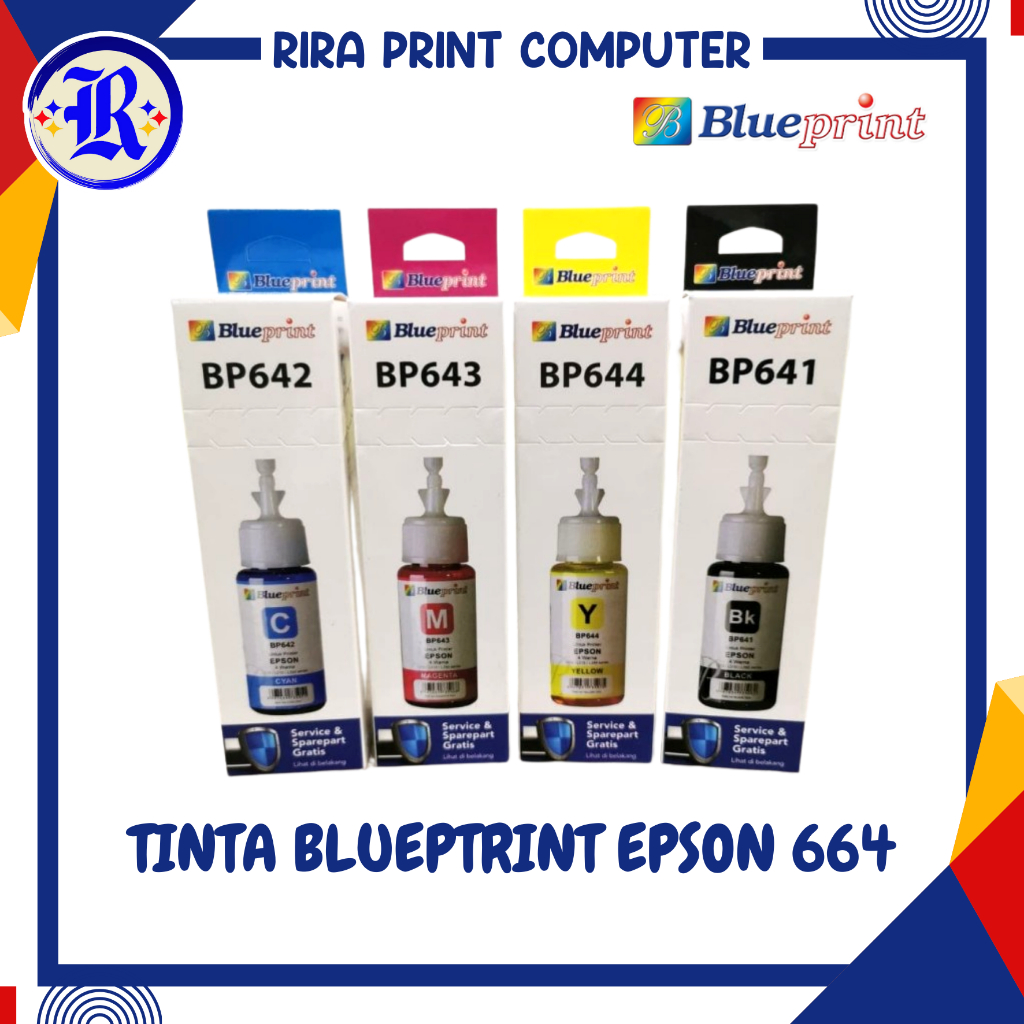 Tinta Blueprint Epson 664 673
