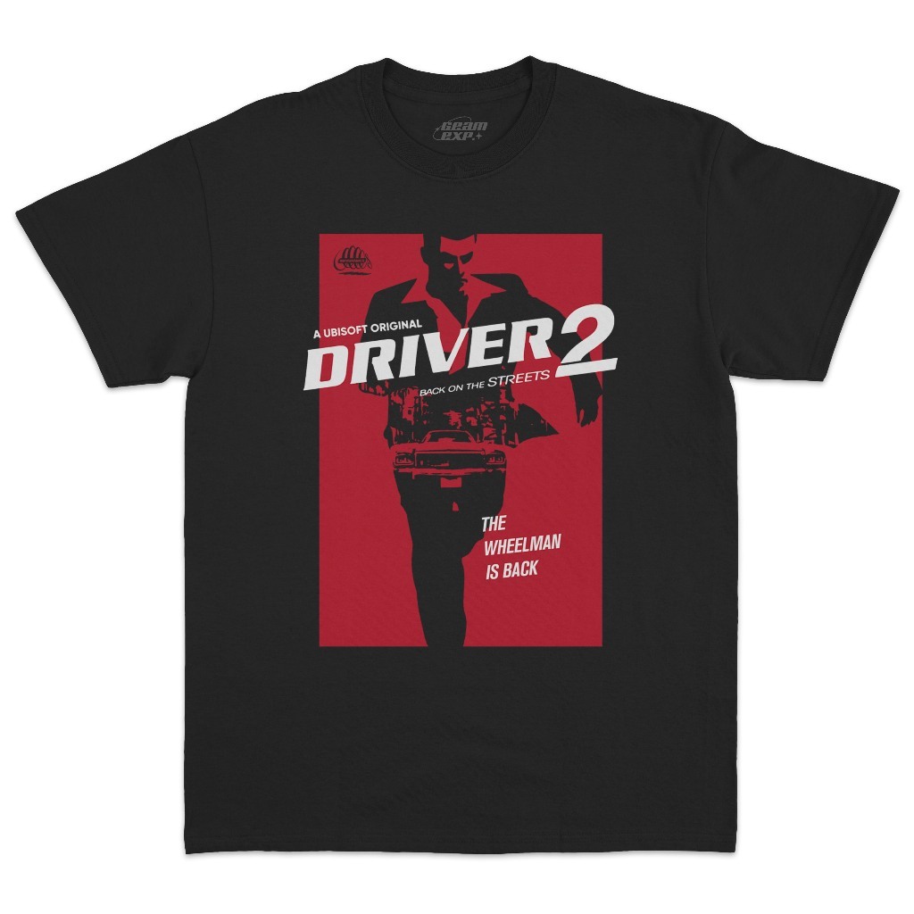 Kupakai Kaos Game Driver 2 | Game Classic PS1 | Game Tees | Retro Games T-shirt