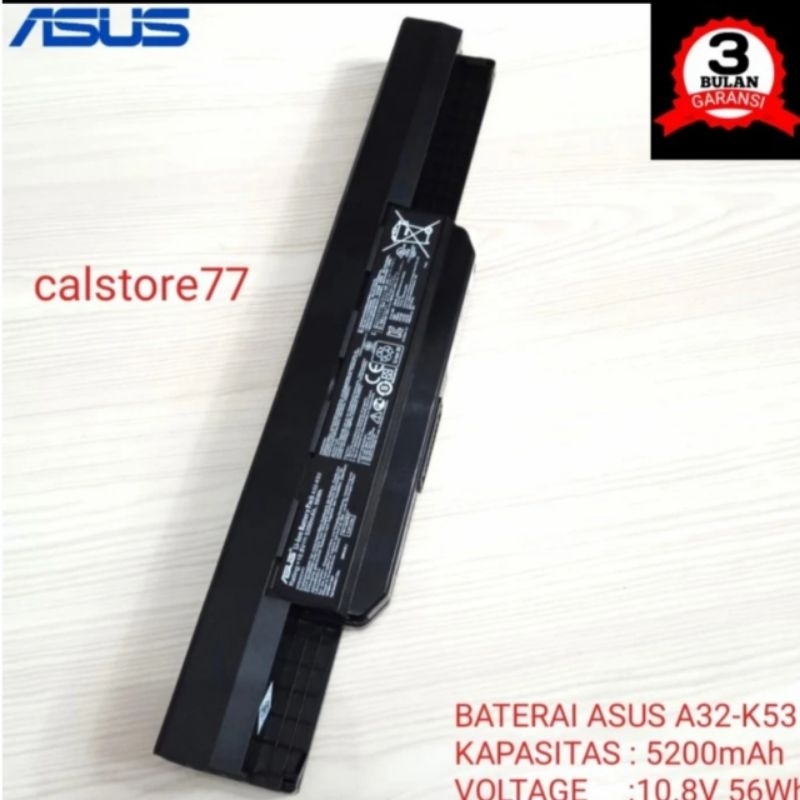 Baterai Laptop Asus A43 X44H A32-K53 Original