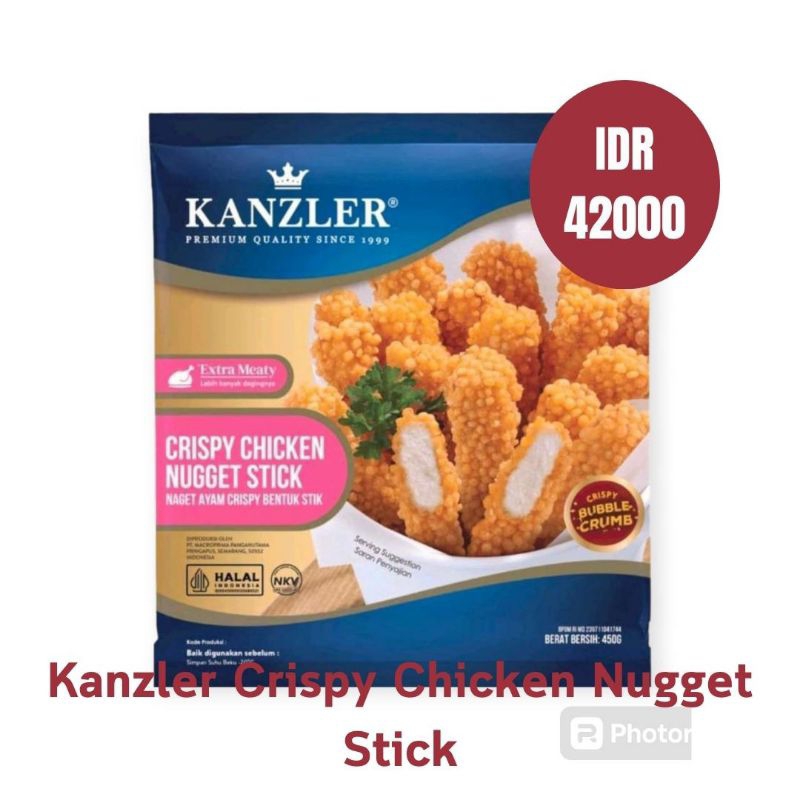

Kanzler Crispy Chicken Nugget Stick 450gr