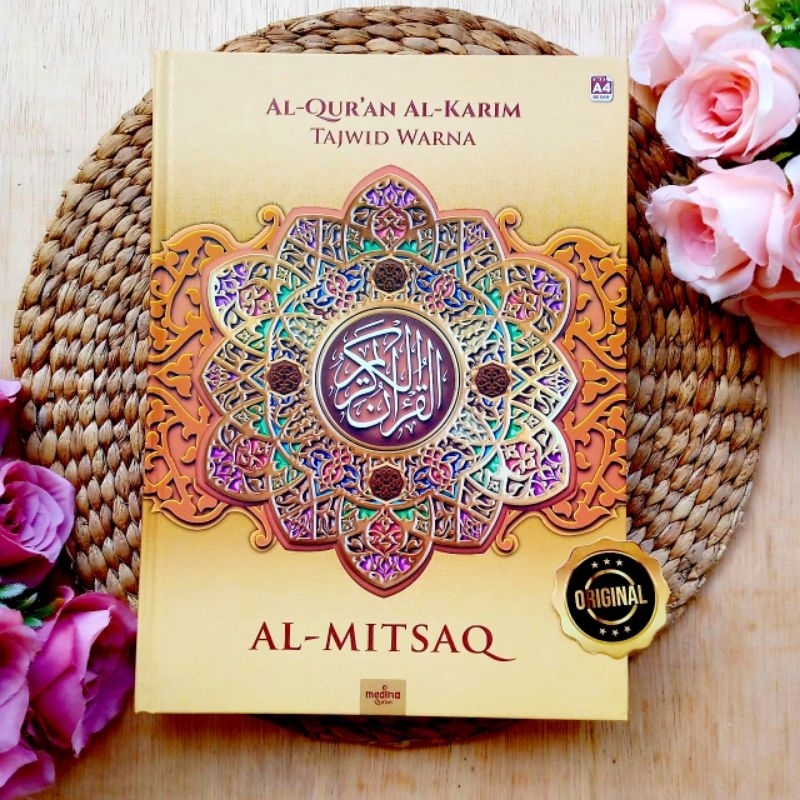 Al Quran Al Mitsaq Alquran Tajwid Warna Tanpa Terjemah Ukuran A4 - ORIGINAL