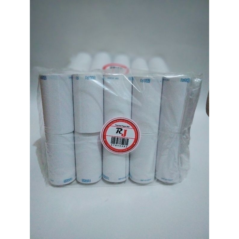MURAH KERTAS STRUK THERMAL LOGO BRI / BRILINK KERTAS EDC BRILINK