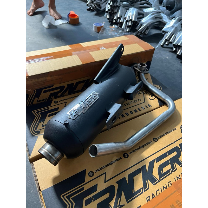 Knalpot ujung shijiro std racing Original Crackers Racing type SR-1 New product all matic