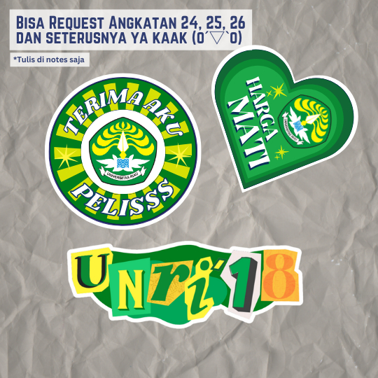 

STIKER SCRAPBOOK CAMABA UB | UNIVERSITAS BRAWIJAYA | StikerGW