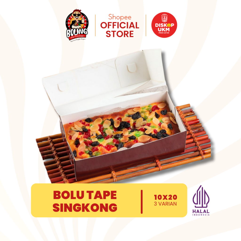 

[BEST SELLER] Bolu Tape Singkong Homemade | Oleh-Oleh Premium Khas Probolinggo