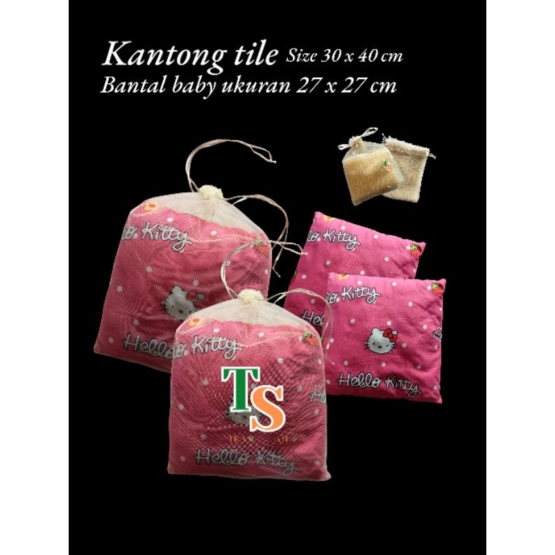 Kantong Tile Serut Souvenir Size 30 x 40 Cm Kantong Kemasan Souvenir Bantal Baby