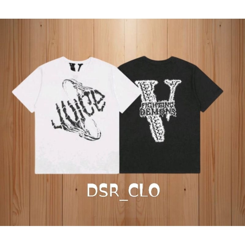 Kaos T-shirt Juice World X Vlone Bones