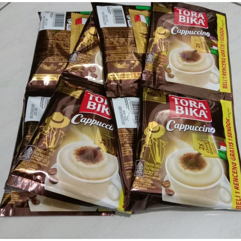 

Torabika Cappucino 1 Renceng 10 Sachet Kopi Torabika Cappucino 25g