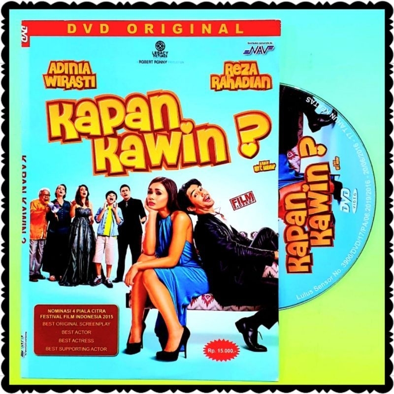 KASET ORIGINAL FILM KAPAN KAWIN-FILM KOMEDI INDONESIA TERLARIS-KASET FILM INDONESIA TERBARU-KASET FI