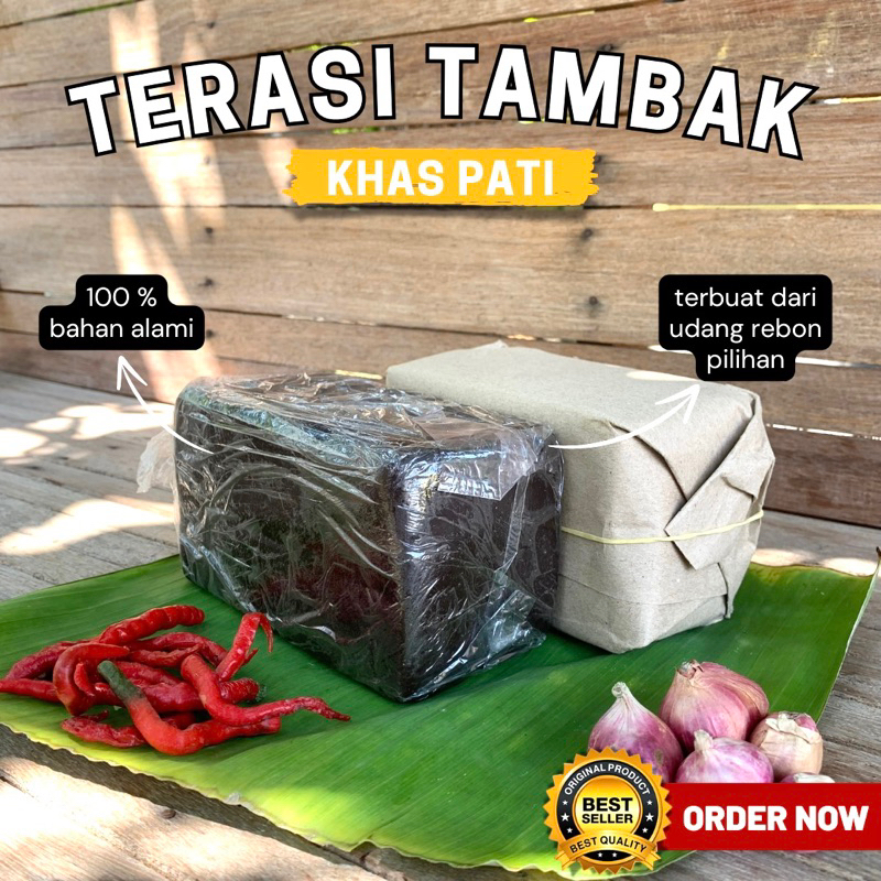 

Terasi Udang Asli Pati Kualitas PASAR 1 KG