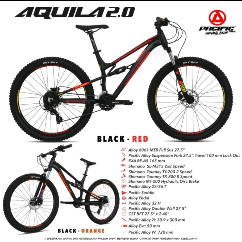 Sepeda MTB Pacific Aquila 2.0