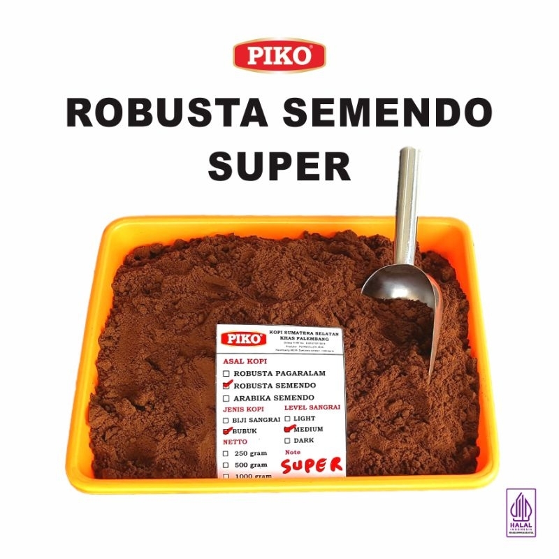 

Kopi Bubuk Robusta Semendo Super 1kg