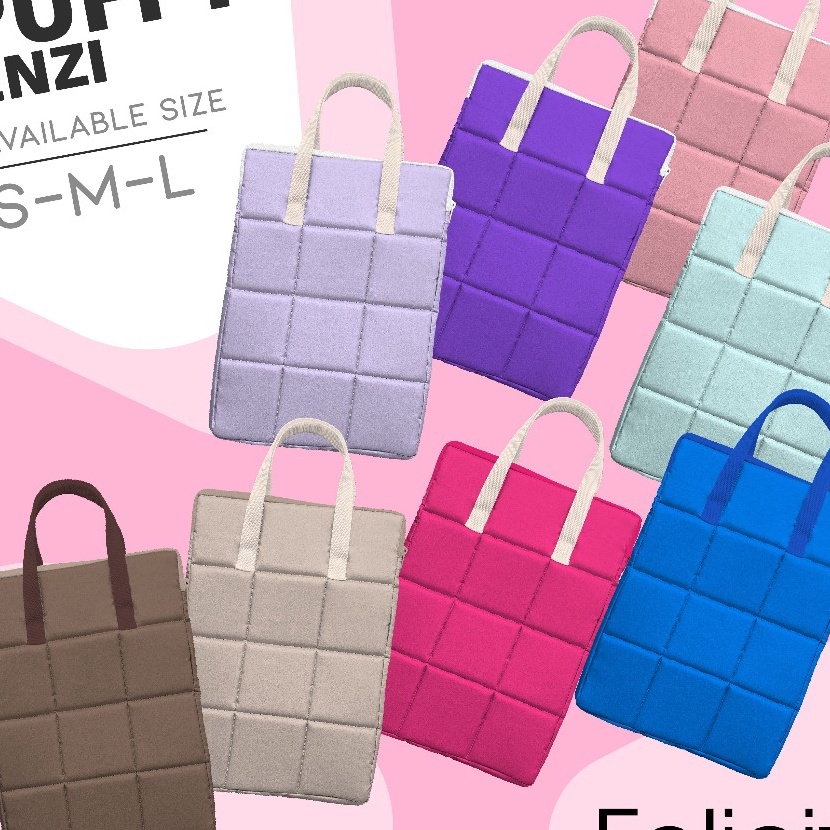 Terlaris PUFFY LAPTOP SLEEVE  PUFFY LAPTOP  PUFFY BAG  POUCH LAPTOP  PUFFY HANDLEZIP