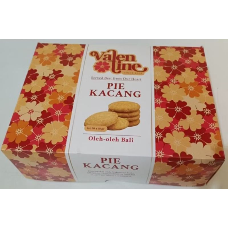 Pie kacang valentine pia kacang valentine isi 50 oleh oleh bali jastip bali kuliner bali snack bali