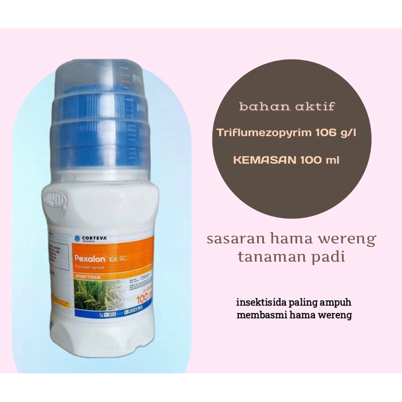 Obat wereng padi insektisida DUPONT PEXALON 106 SC 100 ml