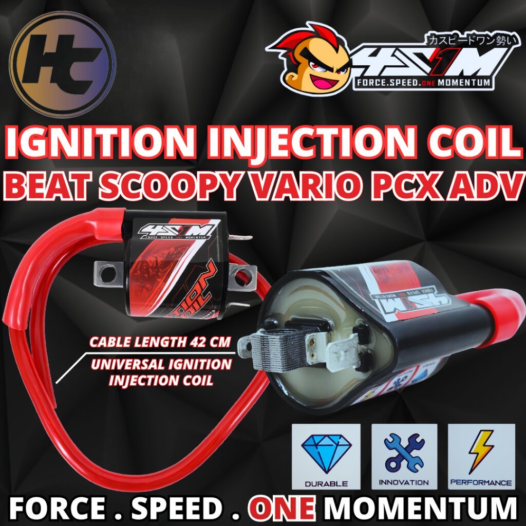COIL KOIL KUIL RACING 4S1M BEAT SCOOPY VARIO PCX ADV GENIO SYTLO DELUXE FI ESP OLD BOHLAM LED NEW PR
