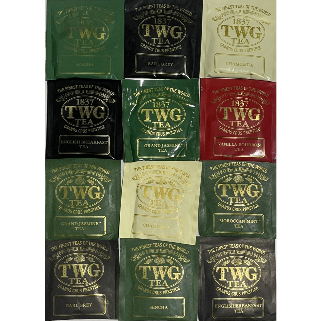 

[TWG Grands Crus Prestige Tea 1837 ECER] Teh TWG Original Singapore TWG Teabag Sencha English Breakfast Grand Jasmine Chamomile Vanilla Bourbon Moroccan Mint