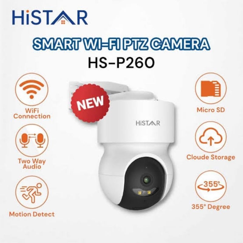 HISTAR HS-P260 SMART PTZ CAMERA - CCTV WIFI