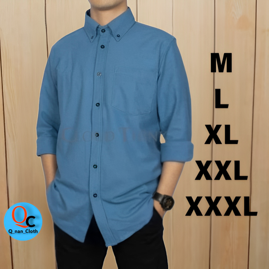 Kemeja polos Lengan Panjang, Kemeja Pria Lengan Panjang, Kemeja Pria Panjang, Kemeja polos pria