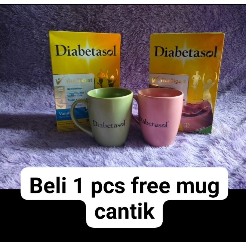 

diabetasol free mug kecil
