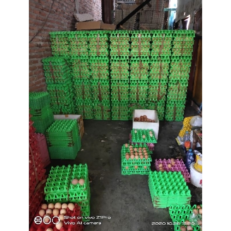 

Telur Horn tiap hari fresh 1kg isi 16-18 butir standart
