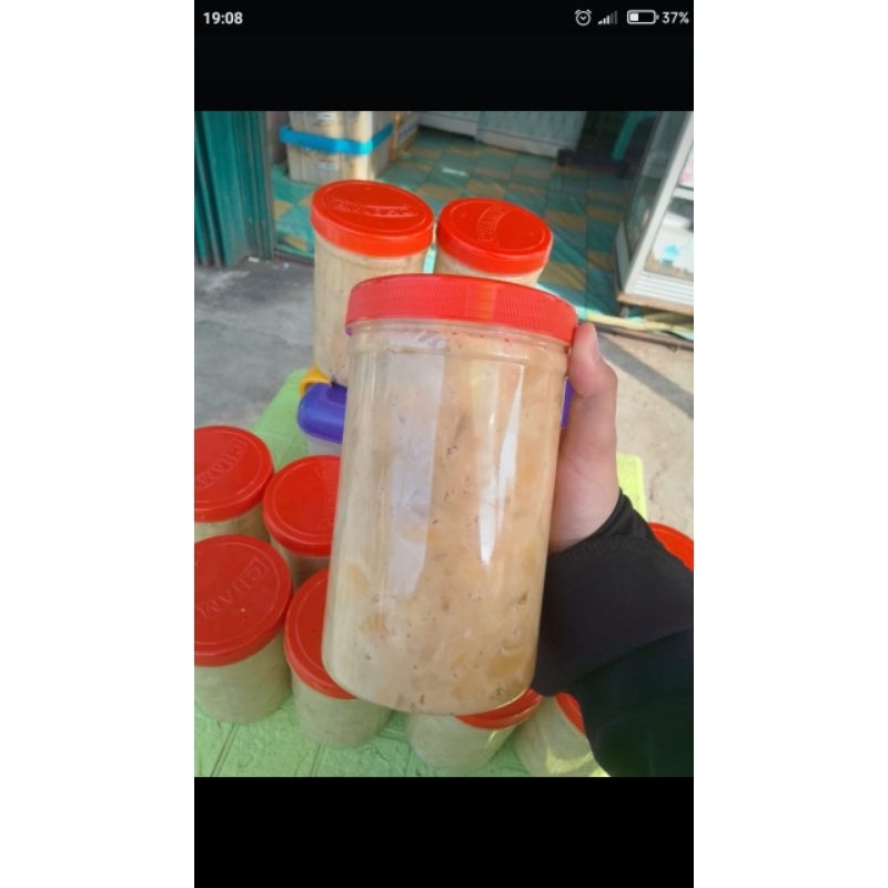 

tempoyak duren fresh asli tanpa campuran kemasan toples 1 kg
