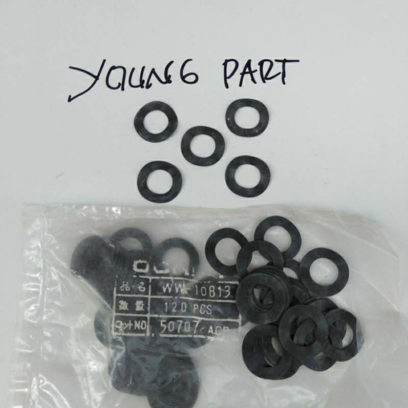 Ring Per Gelombang Pengganjal Pelatuk Klep diameter Lubang 10,5mm/10mm Tipis Lebar 18,8 mm (1 Paket 