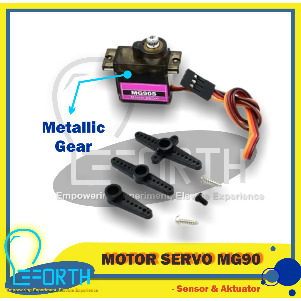 Motor Servo MG-90 MG90 Mini Micro Servo Metal Gear