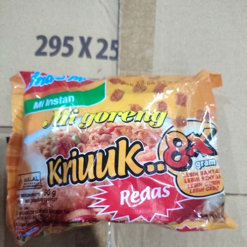 

Indomie Mi Goreng Kriuk Pedas 8x