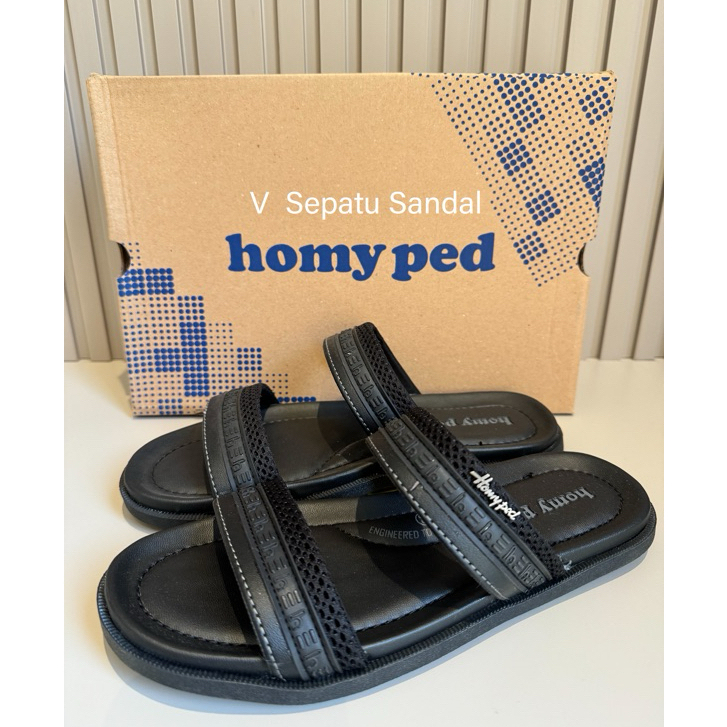 Sandal Homyped Pria-Homyped Cervo 02- Hitam