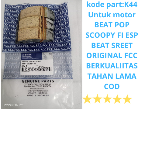 KAMPAS GANDA BEAT POP_K44 /BEAT ESP/SCOOPY ESP/FCC 100% BERGARANSI