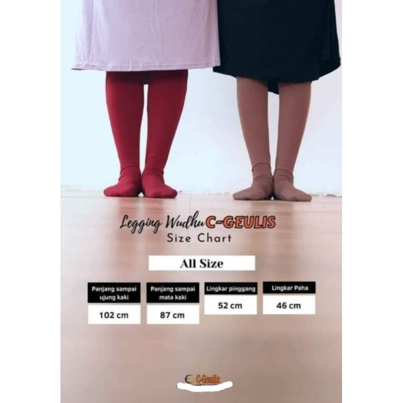 LEGGING WUDHU BY C-GEULIS