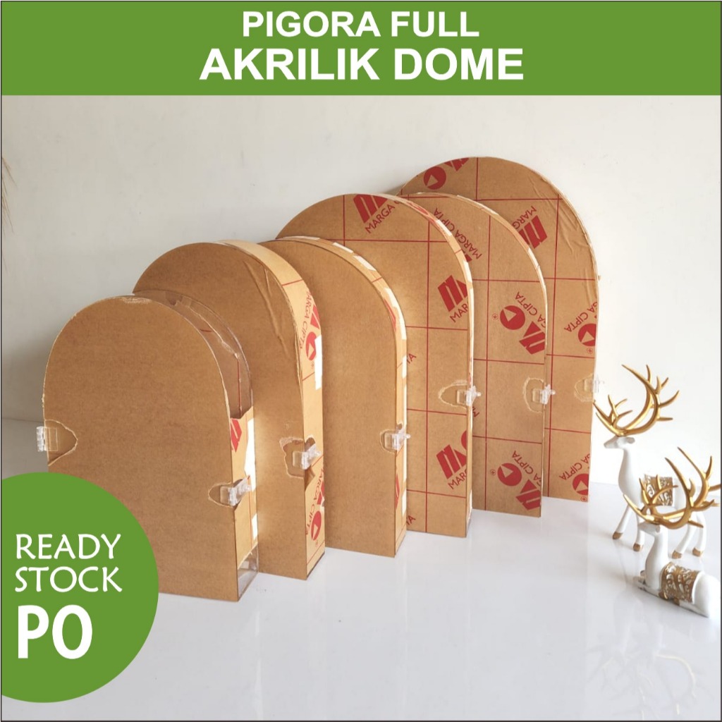 Figura Frame Mahar Akrilik Dom/ Frame Akrilik Kubah/ Frame Mahar Akrilik Lengkung