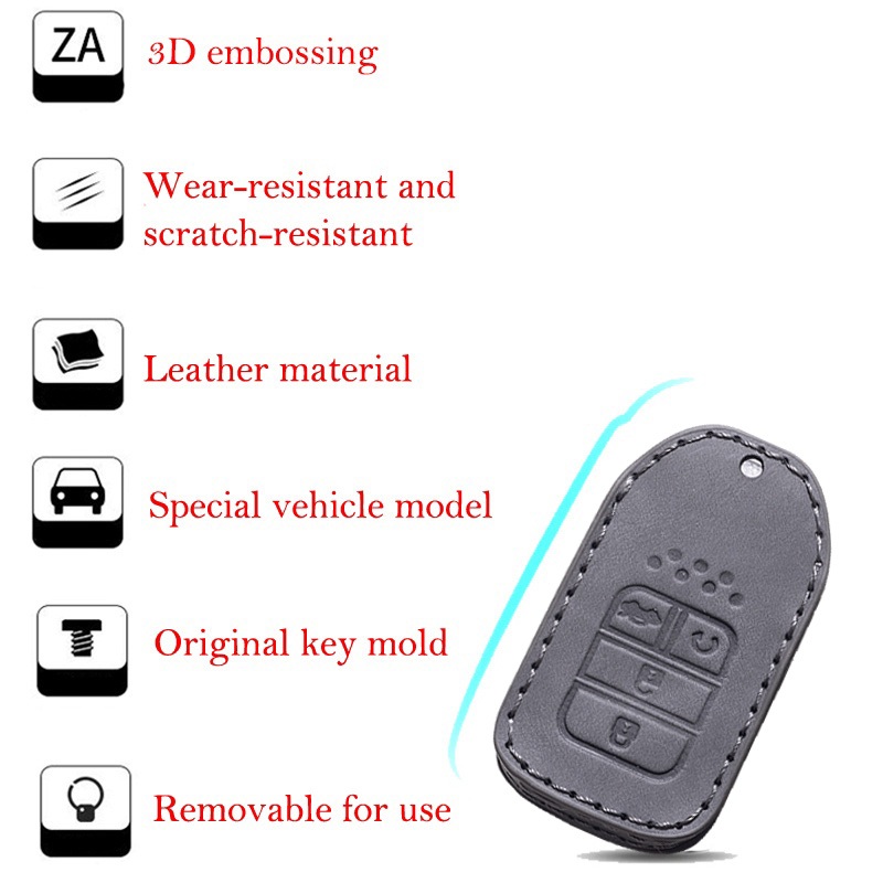 For Honda wrv HRV / CRV / Jazz / BRV 20142022 Gantungan Kunci Mobil Car key Accessories