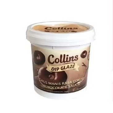 

Collins Dip Glaze Coklat 300ml kemasan ember