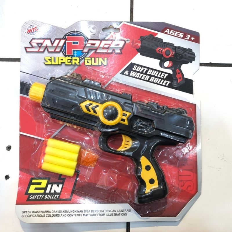 Mainan Anak Pistol Peluru Busa
