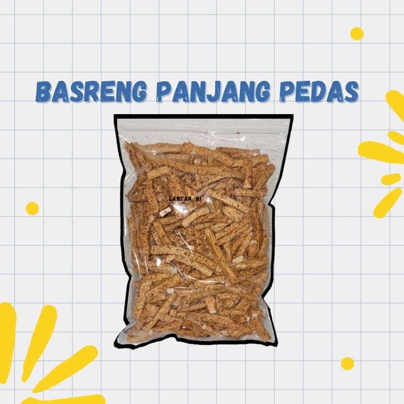 

Basreng / Bakso Goreng Panjang Pedas Daun Jeruk 250gr/500gr