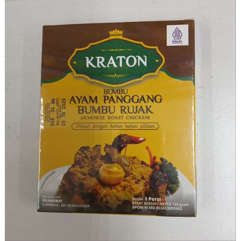 

Kraton Bumbu Ayam Panggang Bumbu Rujak Javanese Roast Chicken 120g - HM