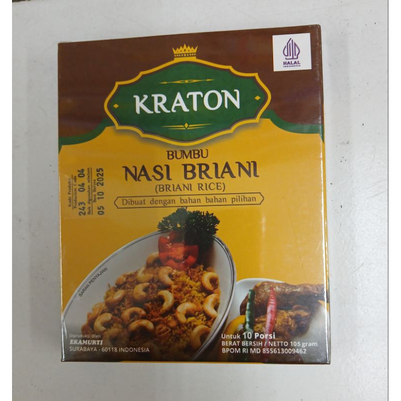 

Kraton Bumbu Nasi Briani Briani Rice 120g - HM