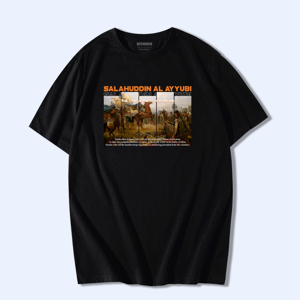 Kaos Salahuddin Al Ayyubi Hero Jerusalem Premium