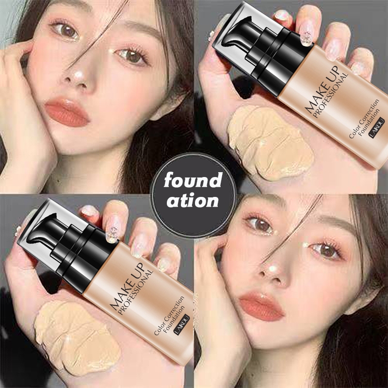 Dempul wajah tahan air concealer tahan lama Liquid foundation BB cream matte foundation murah 40g/ko
