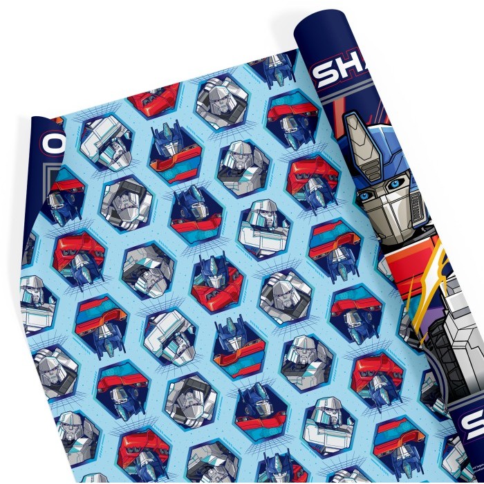 

WRAPPING PAPER - KERTAS KADO - TRANSFORMERS - TF183