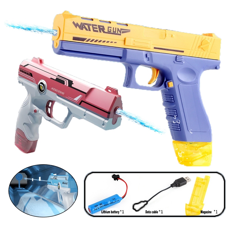 Pistol air berulang elektrik Glock/Pistol air anak-anak yang sepenuhnya otomatis/penyimpanan massal