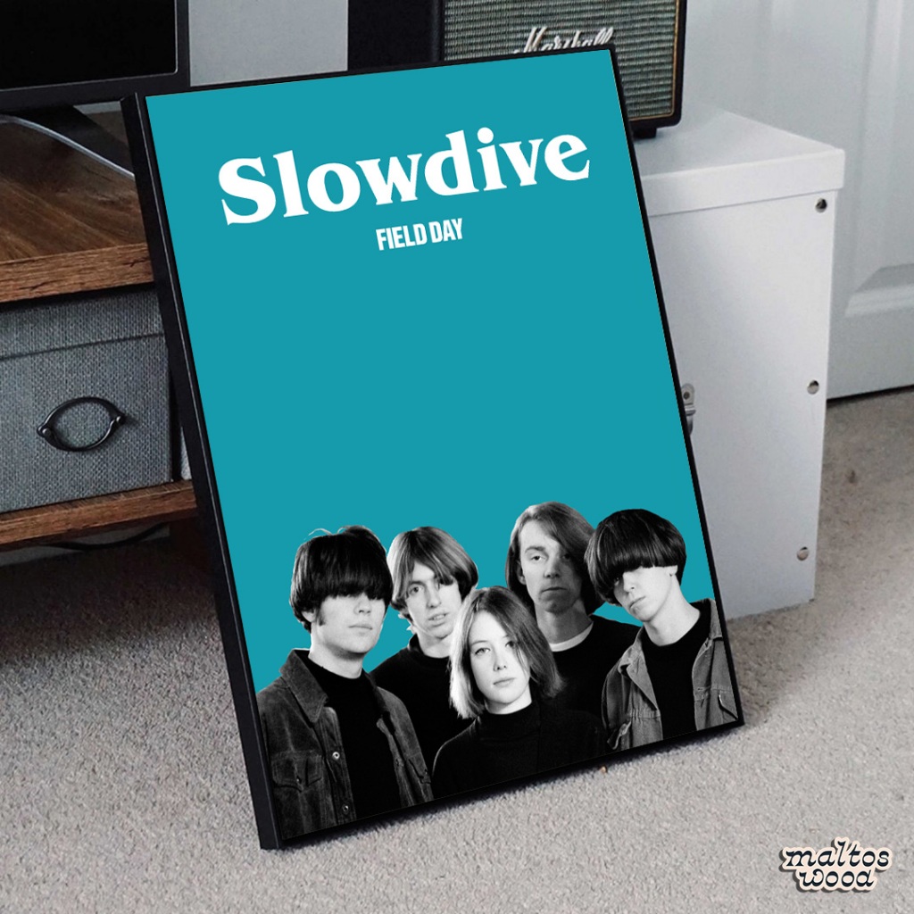 POSTER SLOWDIVE + FRAME BLOCK