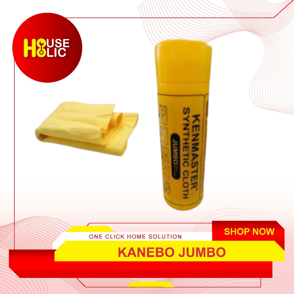 Kain Lap Kanebo Jumbo / Plas Chamois Kentdry Big 66 x 43 cm Kenmaster