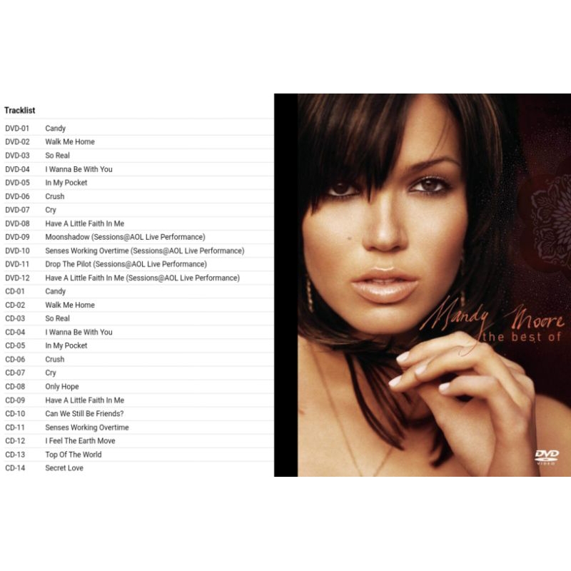 mandy moore dvd album the best of mandy moore