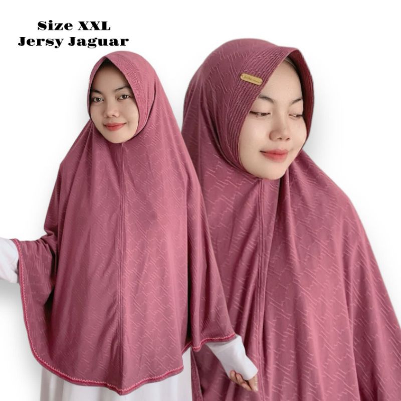Jilbab Jumbo Polos Pet Antem Matt Strada 3D Premium/Hijab Harian Syari Polos XL Nahla